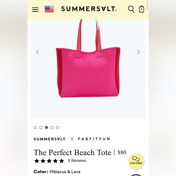 summersalt Handbags - COPY - Brand new with tags!! SUMMERSALT Bag. Perfect beach tote